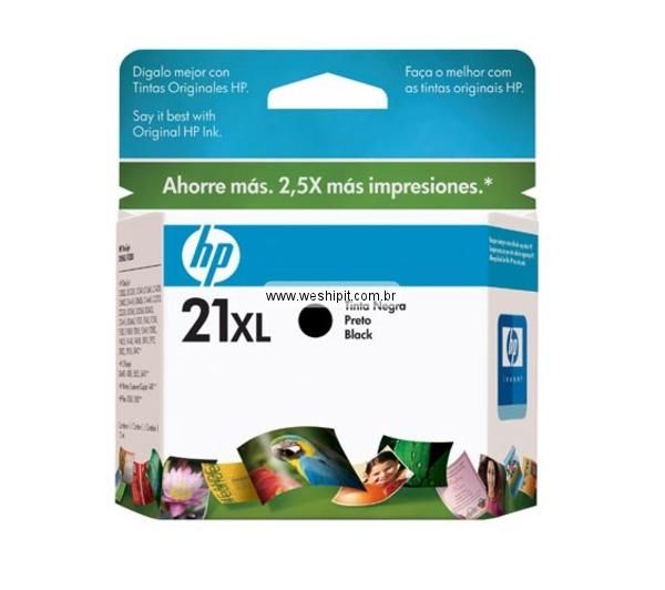 Cartucho HP 21XL Preto