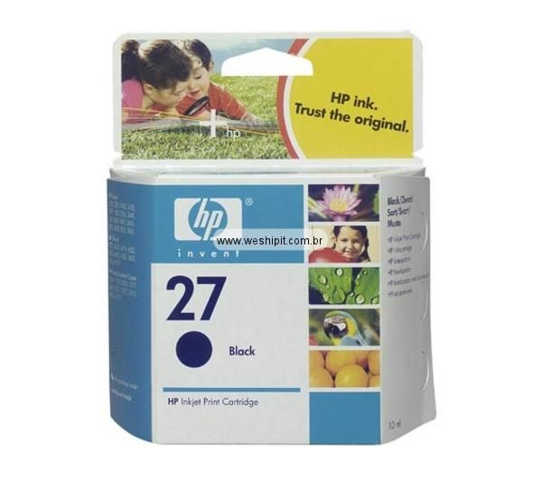 Cartucho HP 27 Preto