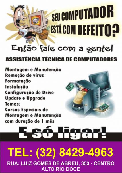 FORMATAÇÃO INSTALAÇÃO DE PROGRAMAS
