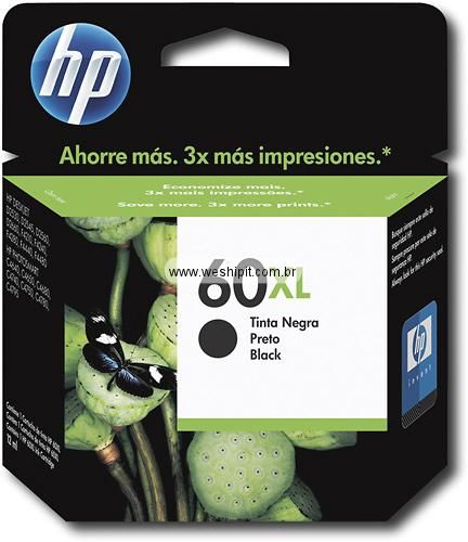 Cartucho HP 60XL Preto