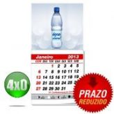 ÍMÃ DE GELADEIRA - QUADRADO E CALENDÁRIO - 4x0 - 100 Unid.